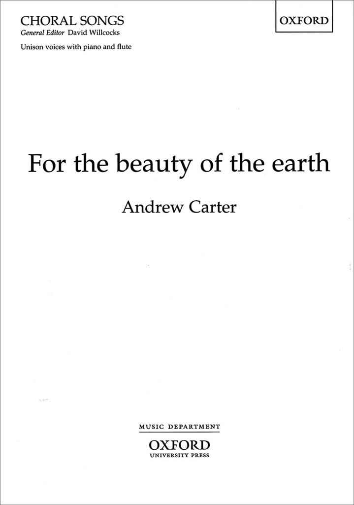 For the beauty of the earth